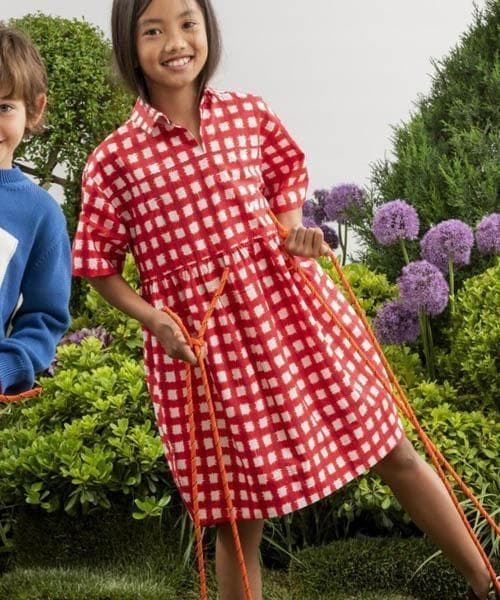 美品 MARNI キッズ 2,8万円 6Y 6歳 チェック柄ワンピース マルニ