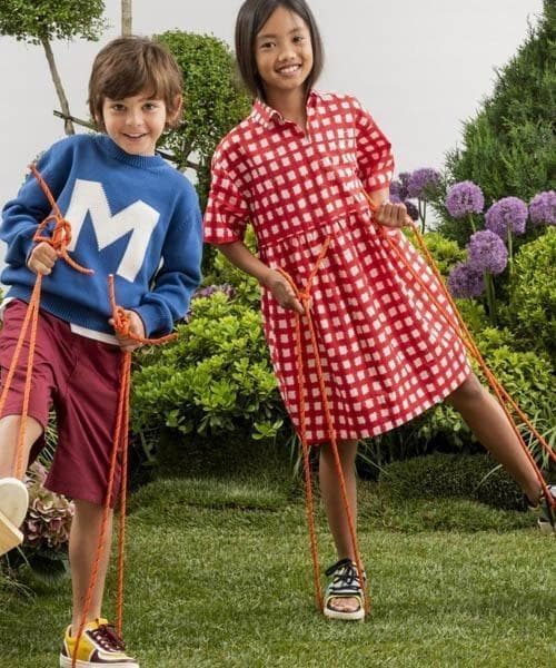 美品 MARNI キッズ 2,8万円 6Y 6歳 チェック柄ワンピース マルニ