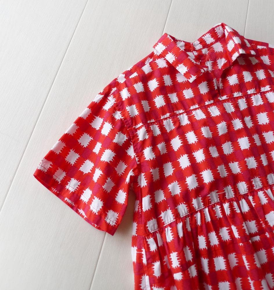 美品 MARNI キッズ 2,8万円 6Y 6歳 チェック柄ワンピース マルニ