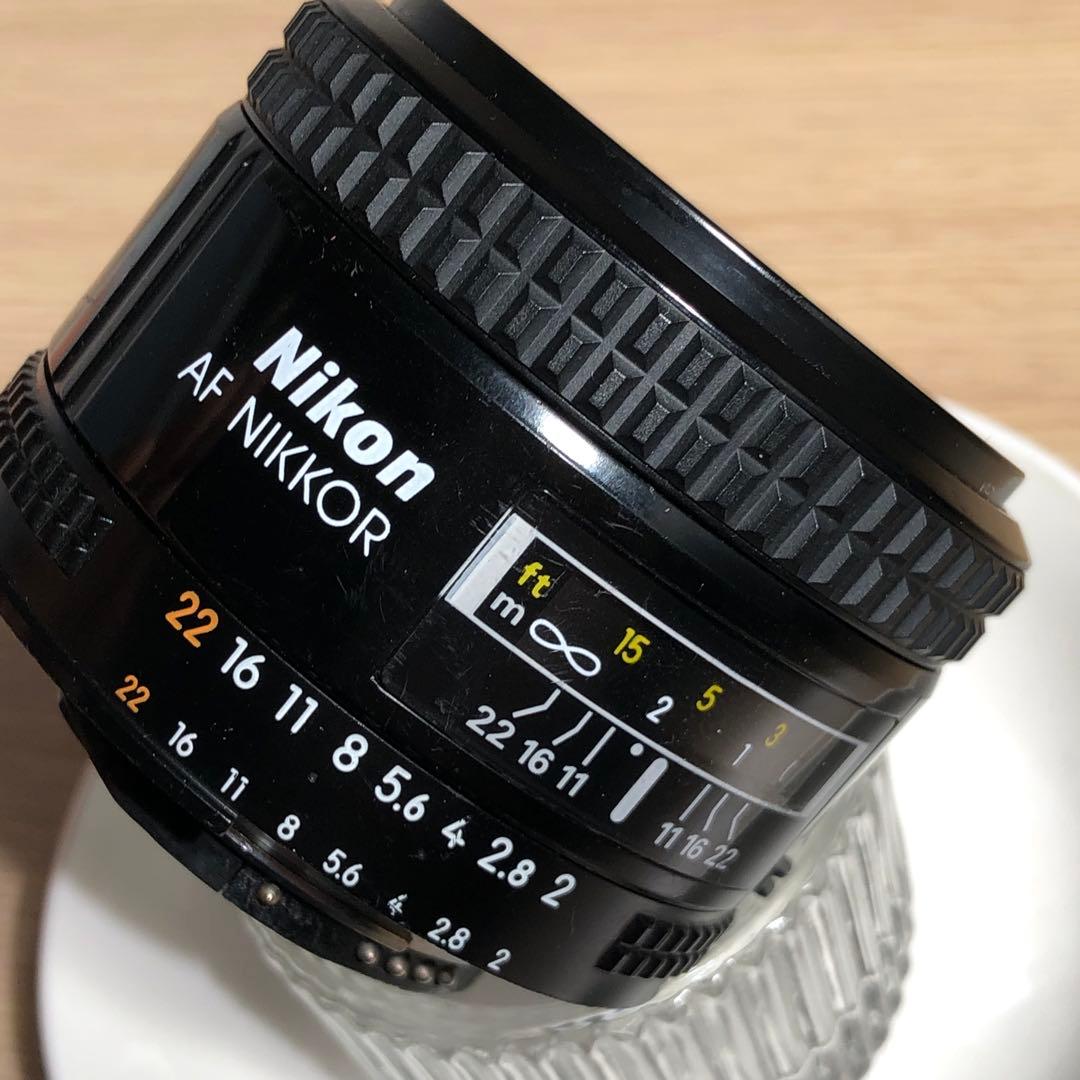 純正付属品付Nikon AF NIKKOR 35mm f2 Nikon F