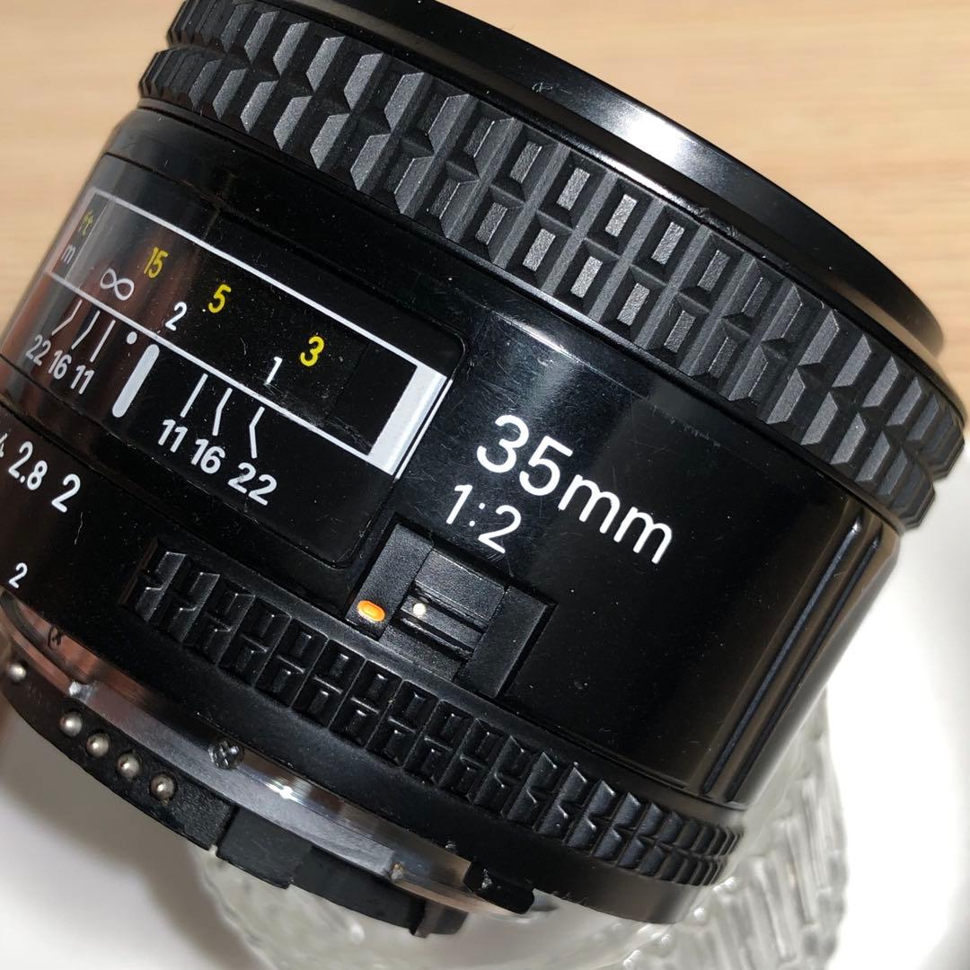 純正付属品付Nikon AF NIKKOR 35mm f2 Nikon F