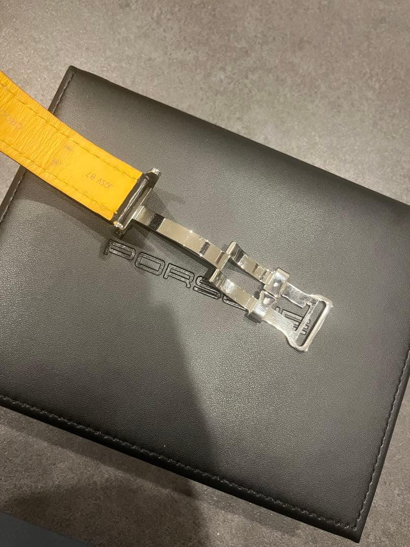 ブライトリング　純正レザーベルト　純正Dバックル22-20