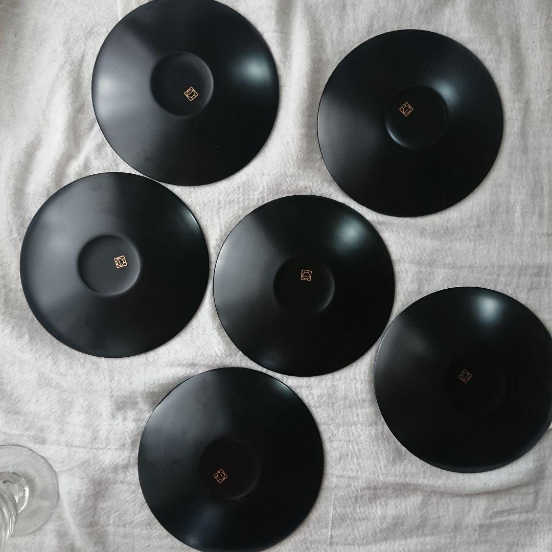 漆器 山田平安堂 彩龍 プレート 小皿　蒔絵 刷毛目 伝統工芸 和モダン/輪島塗