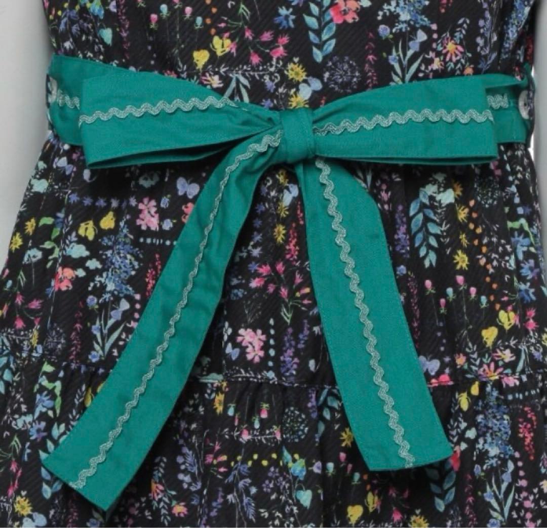 セール　最終お値下げ　新品　アナスイミニ　ボタニカルワンピース　LL