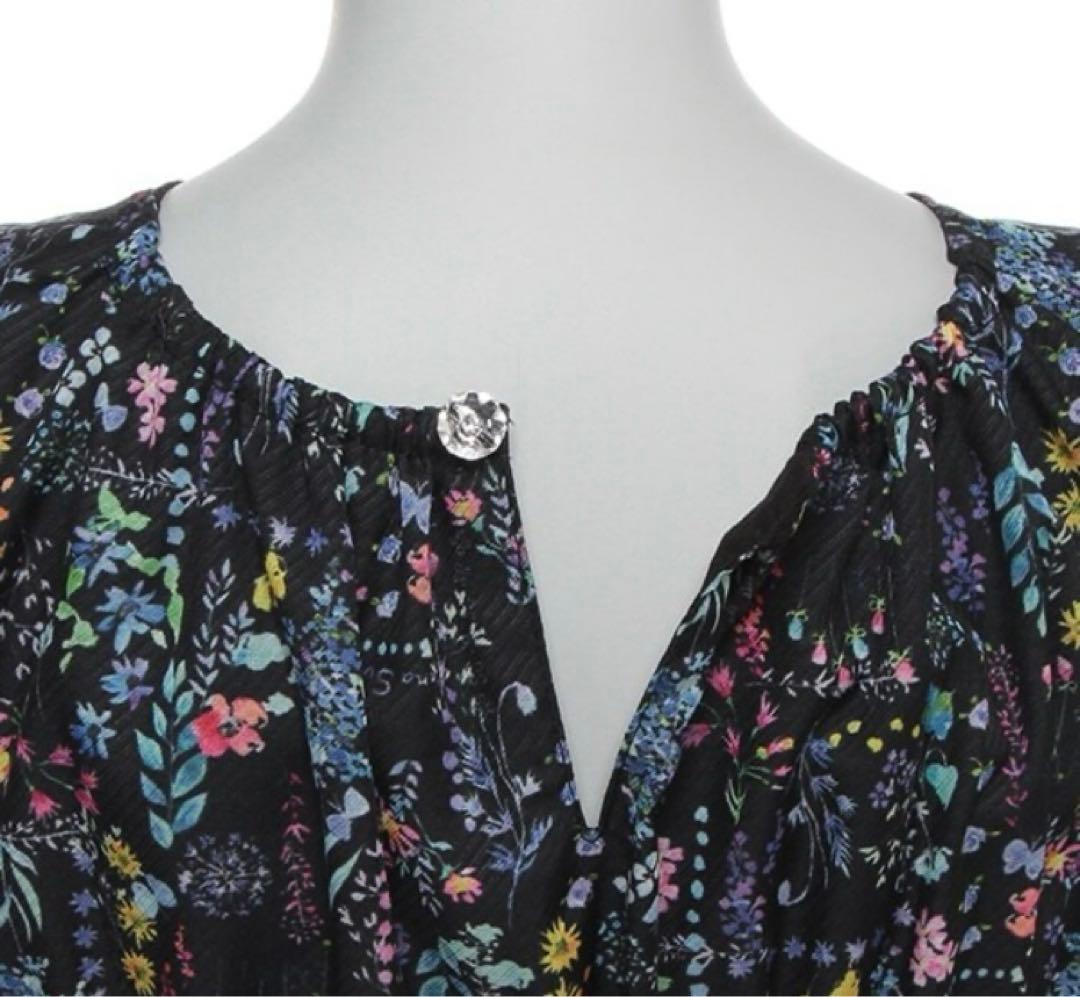 セール　最終お値下げ　新品　アナスイミニ　ボタニカルワンピース　LL