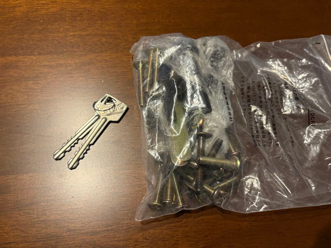 木製大型デスク 引き出し付き