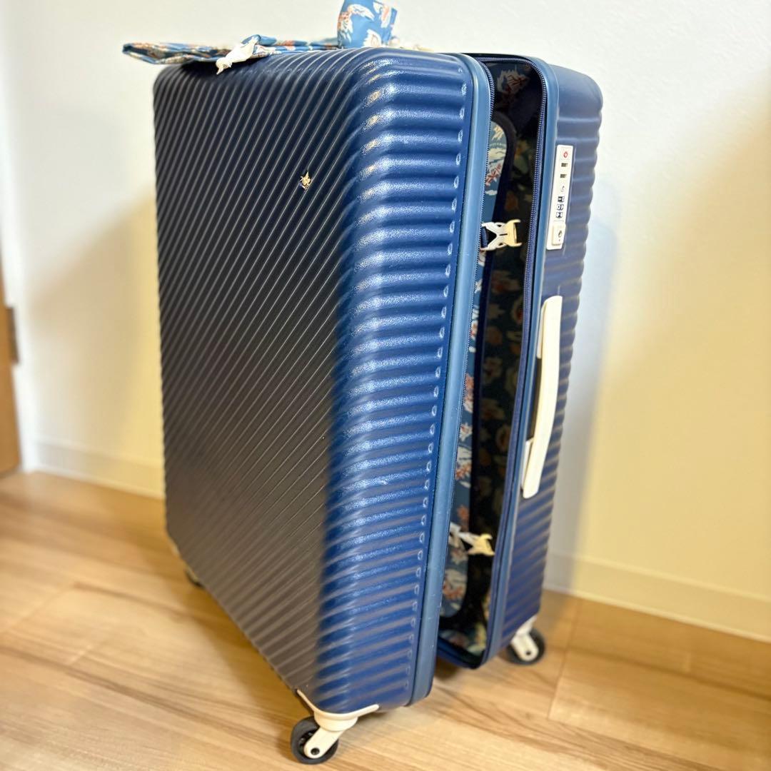断*す様 Ace HaNT mine スーツケース 75L 4輪/ネイビー