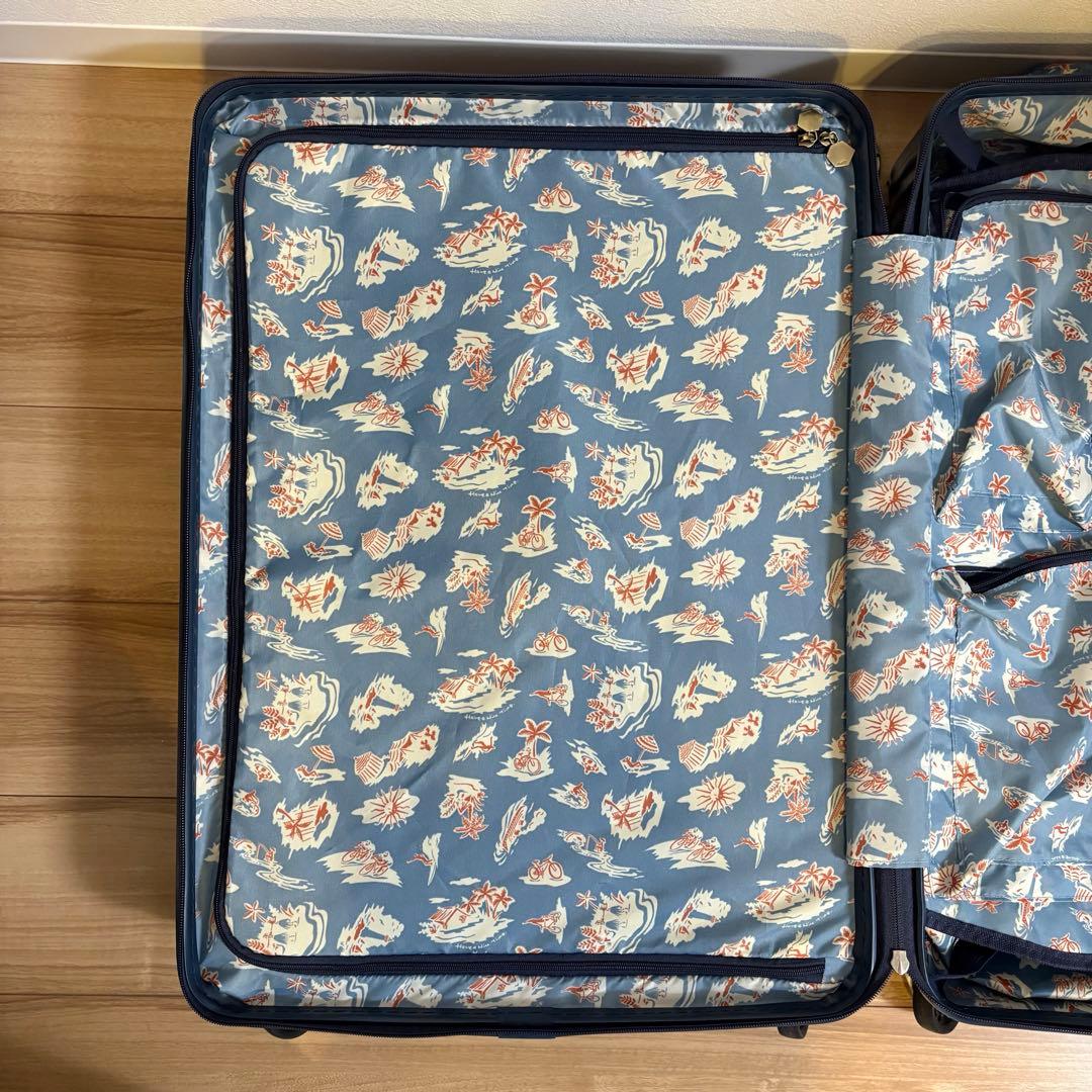 断*す様 Ace HaNT mine スーツケース 75L 4輪/ネイビー