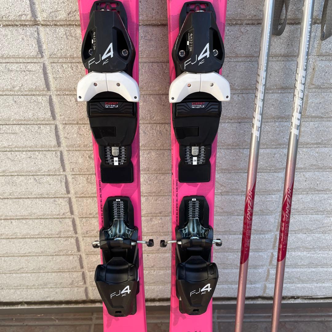 美品フィッシャー FISCHER Ranger 110㎝ スキー板&ポールセット