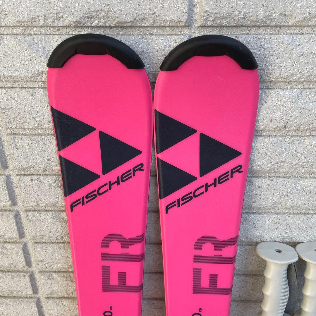 美品フィッシャー FISCHER Ranger 110㎝ スキー板&ポールセット