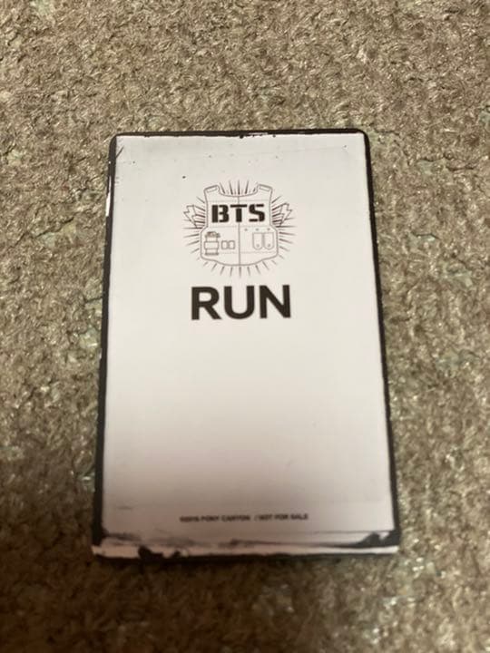 【BTS 公式 テヒョンより直接お渡しトレカ】テテ RUN トレカ
