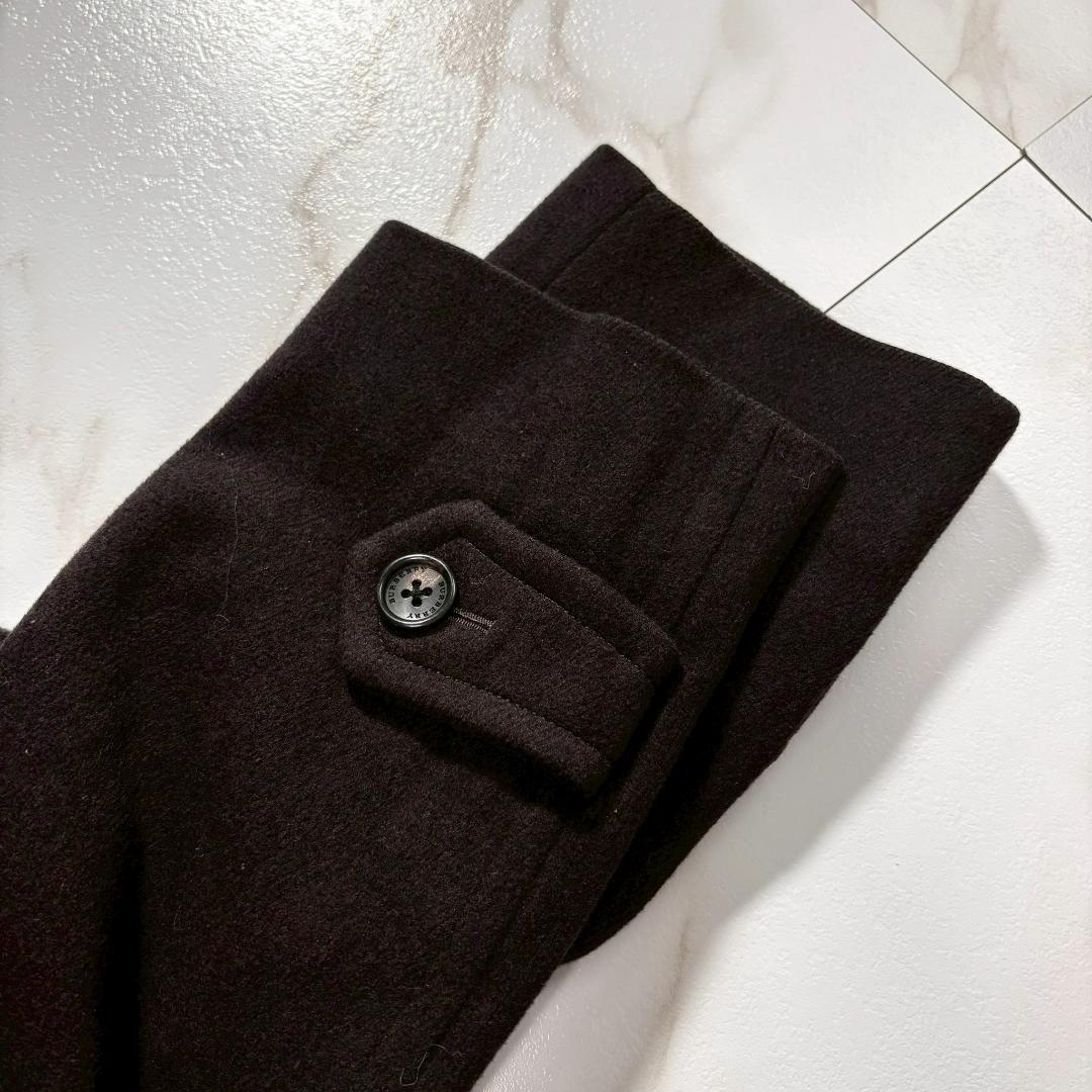 バーバリー ロンドン ステンカラーコート カシミヤ混 裏地シャドーチェック