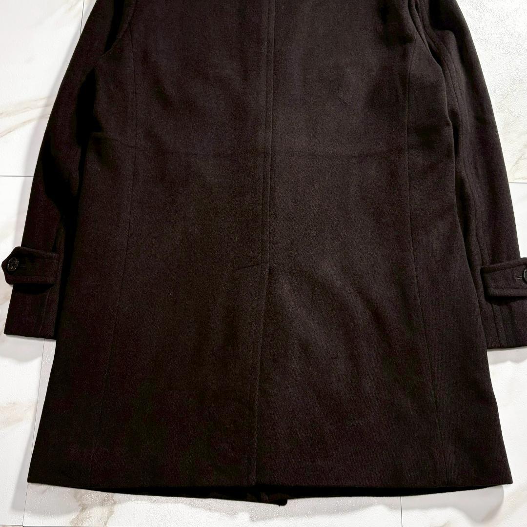 バーバリー ロンドン ステンカラーコート カシミヤ混 裏地シャドーチェック