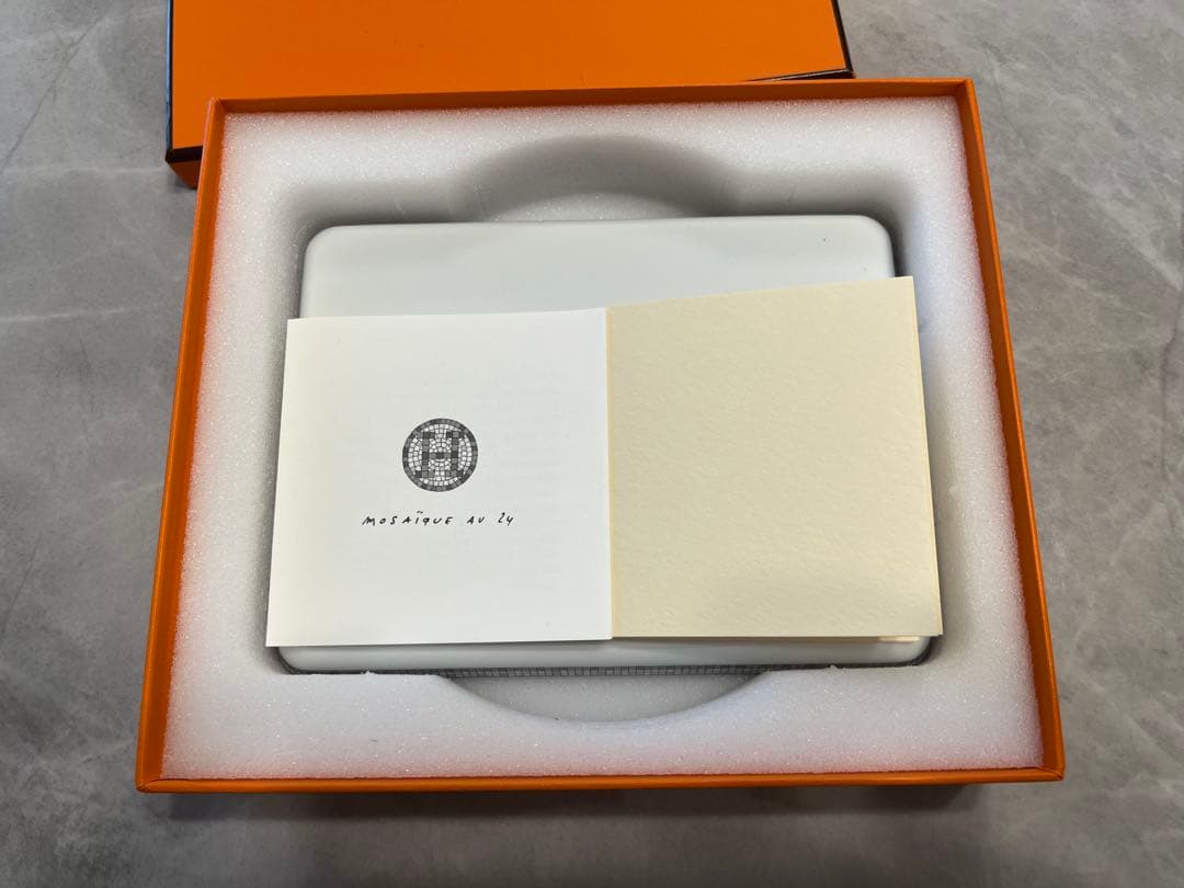 エルメス　モザイク　ヴァンキャトル　スクエアプレート　HERMES