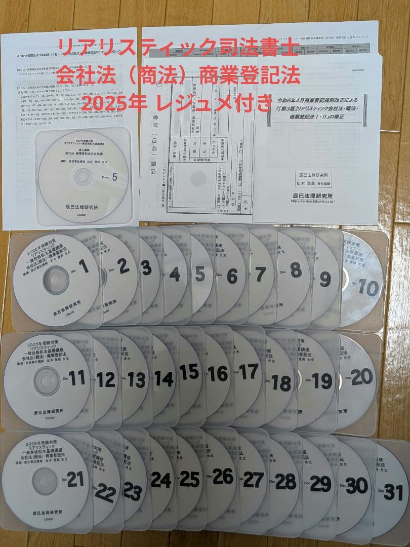2025年　会社法（商法）商業登記法　リアリスティック司法書士　松本雅典