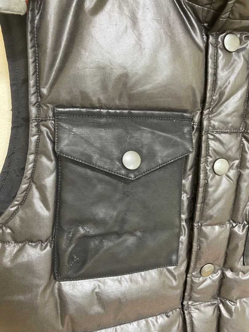 BURTON HERITAGE ダウン ベスト S ブラック 黒 バートン