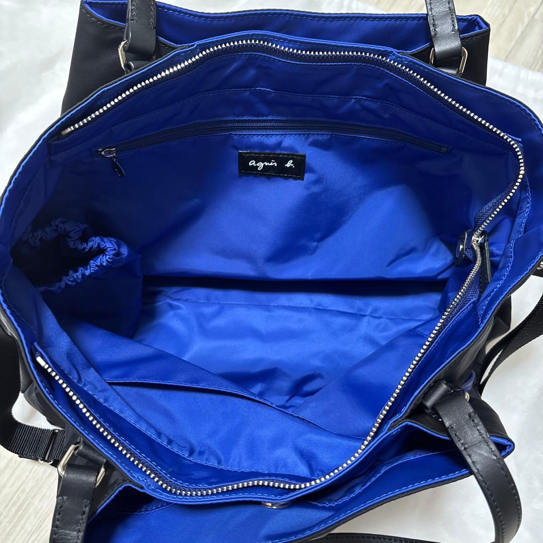 美品　アニエスベー 2wayトートバッグ OAS14－01