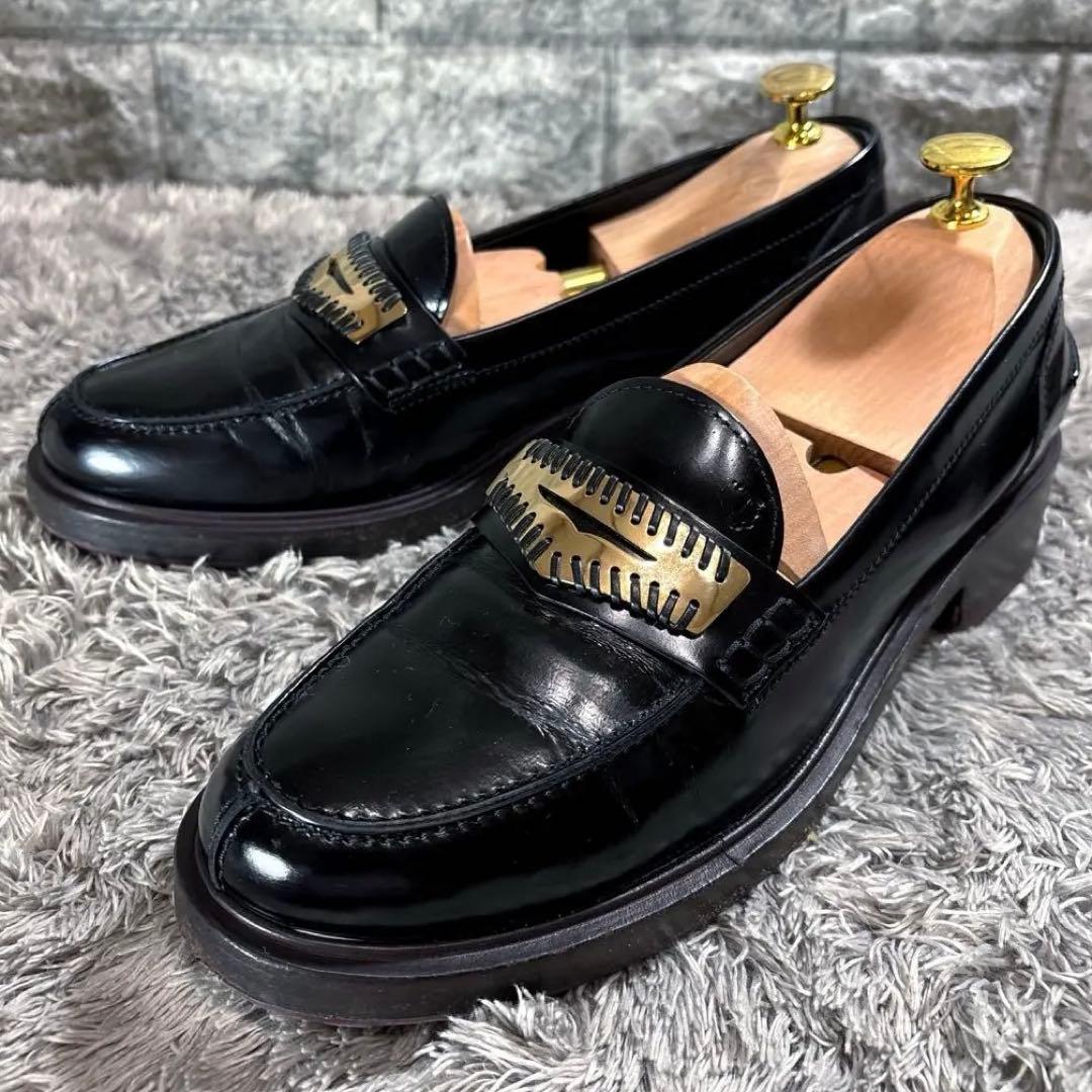 美品❣️TOD’S トッズ ローファー 黒 厚底 メンズ