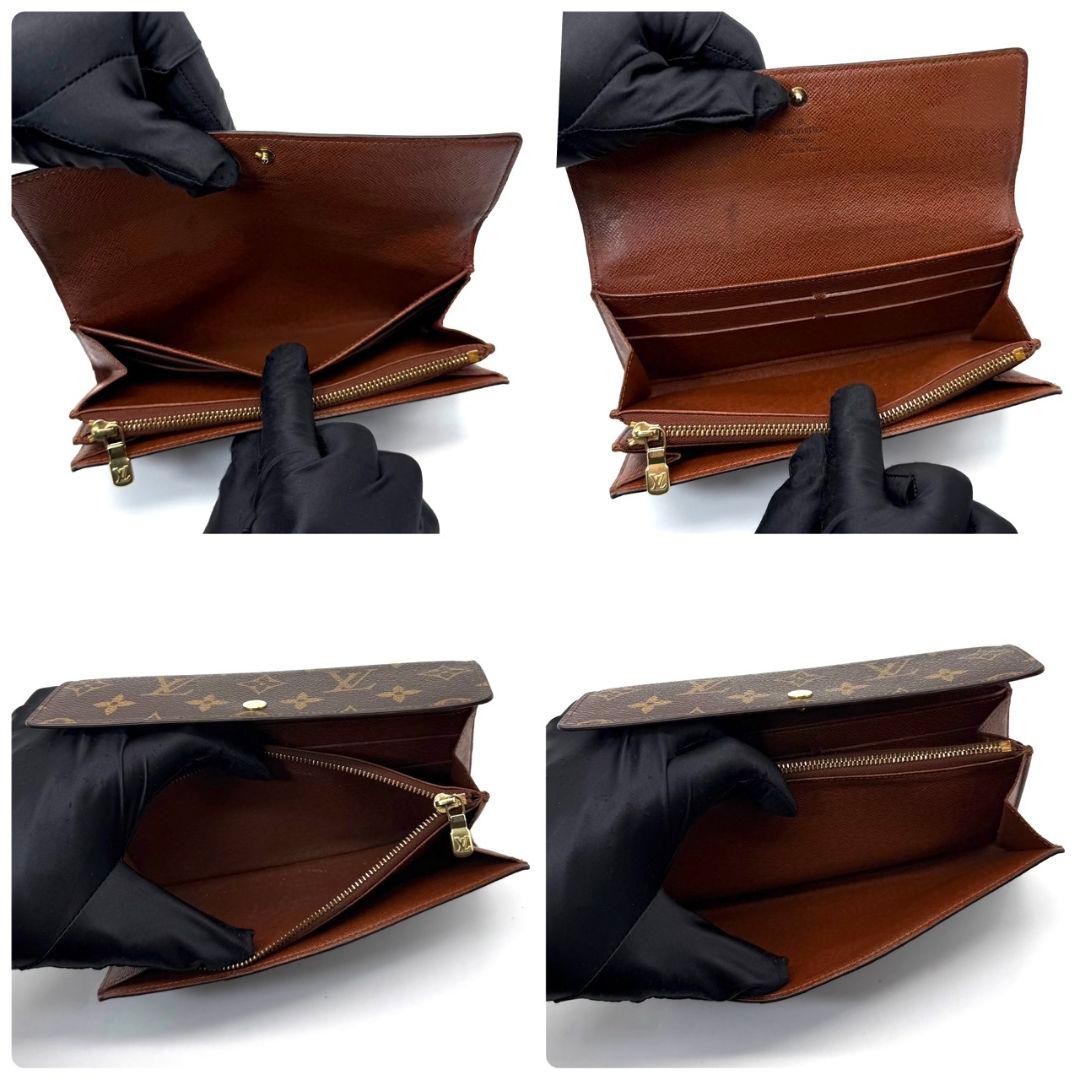 良品 ルイヴィトン モノグラム ポシェット ポルトモネ クレディ 財布 6カード