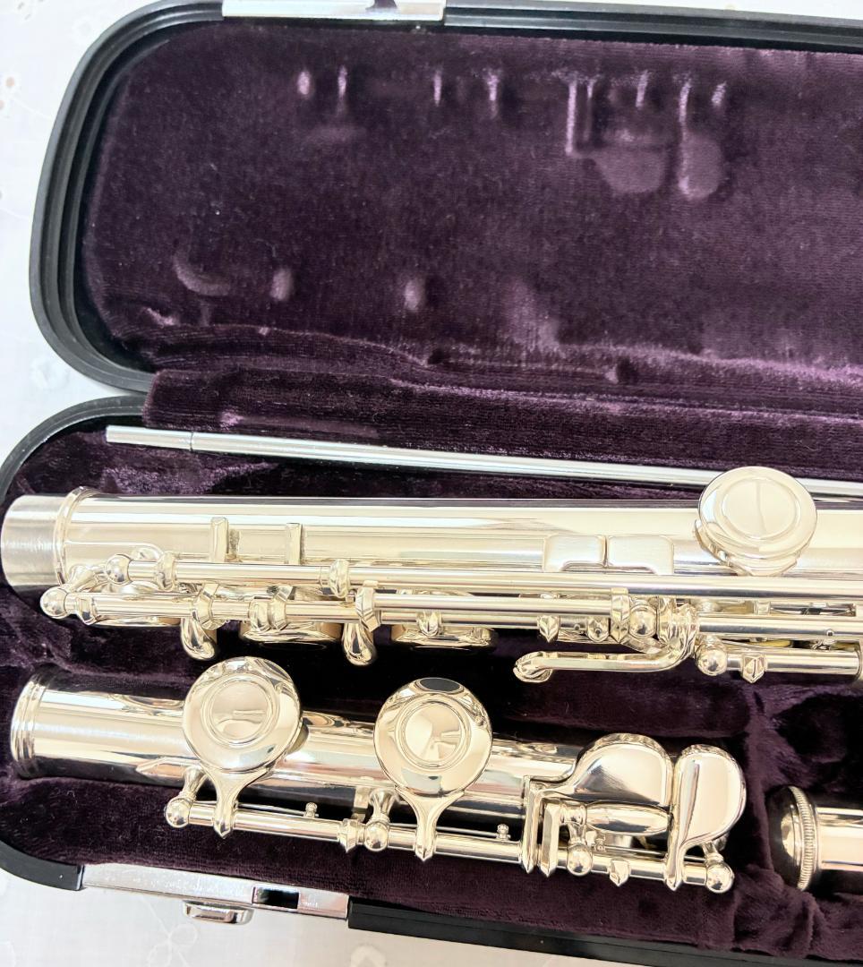 【美品】 YAMAHA フルート YFL-311Ⅱ 頭部管銀製 Eメカ付 日本製