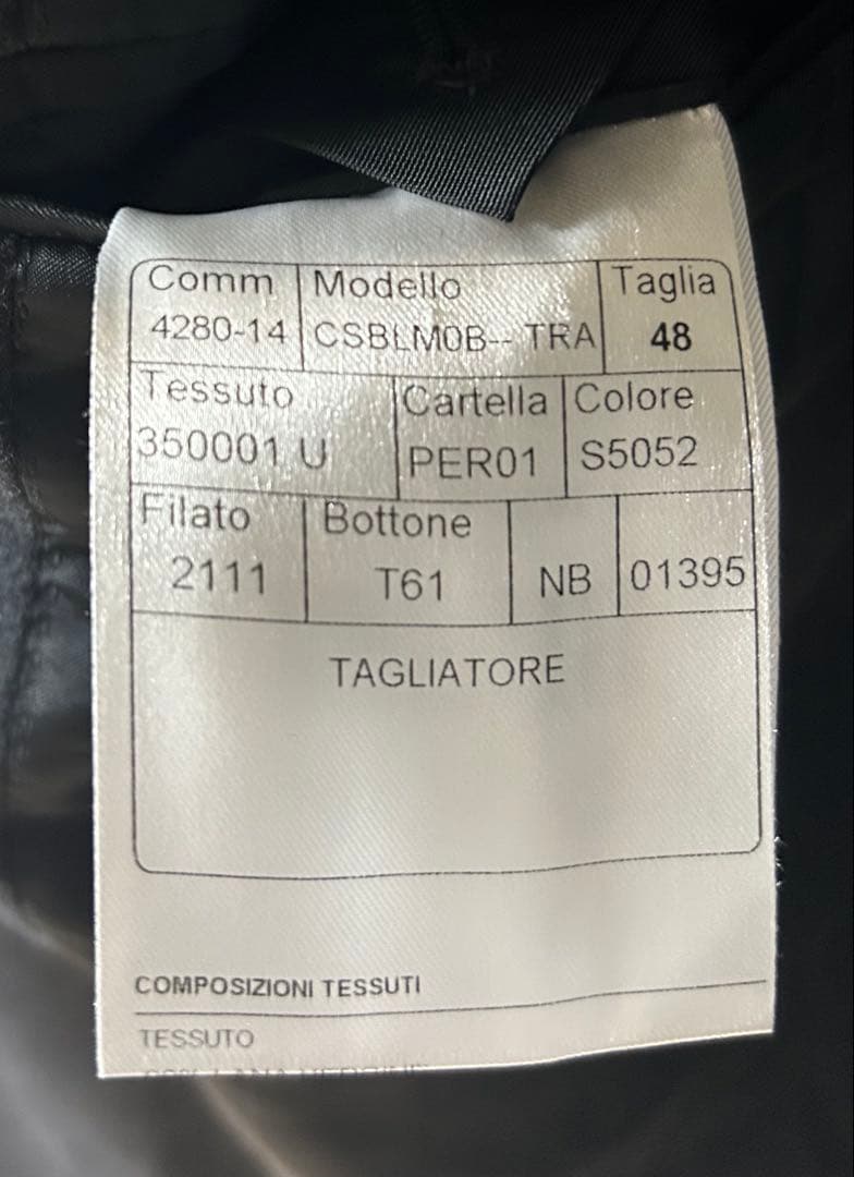 【新品未使用】タリアトーレ カシミヤブレンド ポロコート チャコールグレー