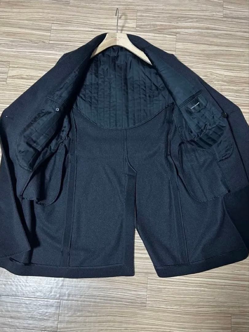 【新品未使用】タリアトーレ カシミヤブレンド ポロコート チャコールグレー