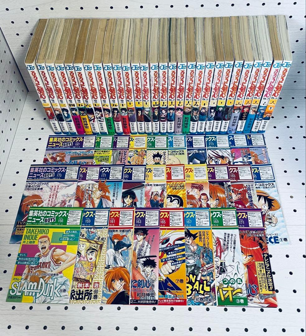 るろうに剣心 ☆全巻初版☆ コミックスニュース付き