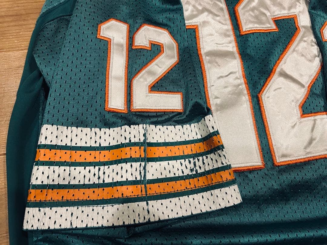 ゲームシャツ 古着 90s Mitchell & Ness マイアミ NFL