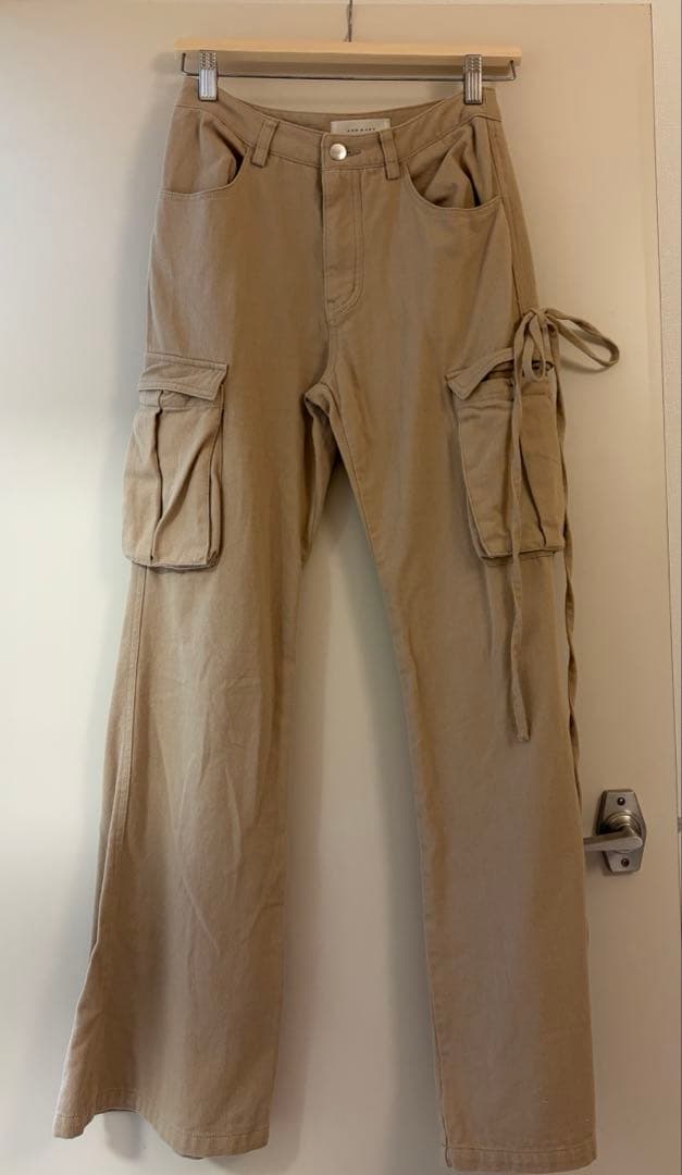 パンツ andmary Heart point cargo pants beige