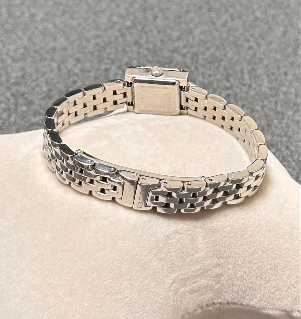 GUCCI Gフレーム 128.5 腕時計 箱付き クォーツ