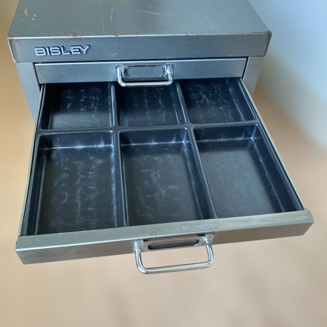 ゾ*ウ様 BISLEY ビスレー A4キャビネット10段 ヴィンテージ