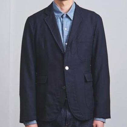 District UNITED ARROWS ウールサージブレザー