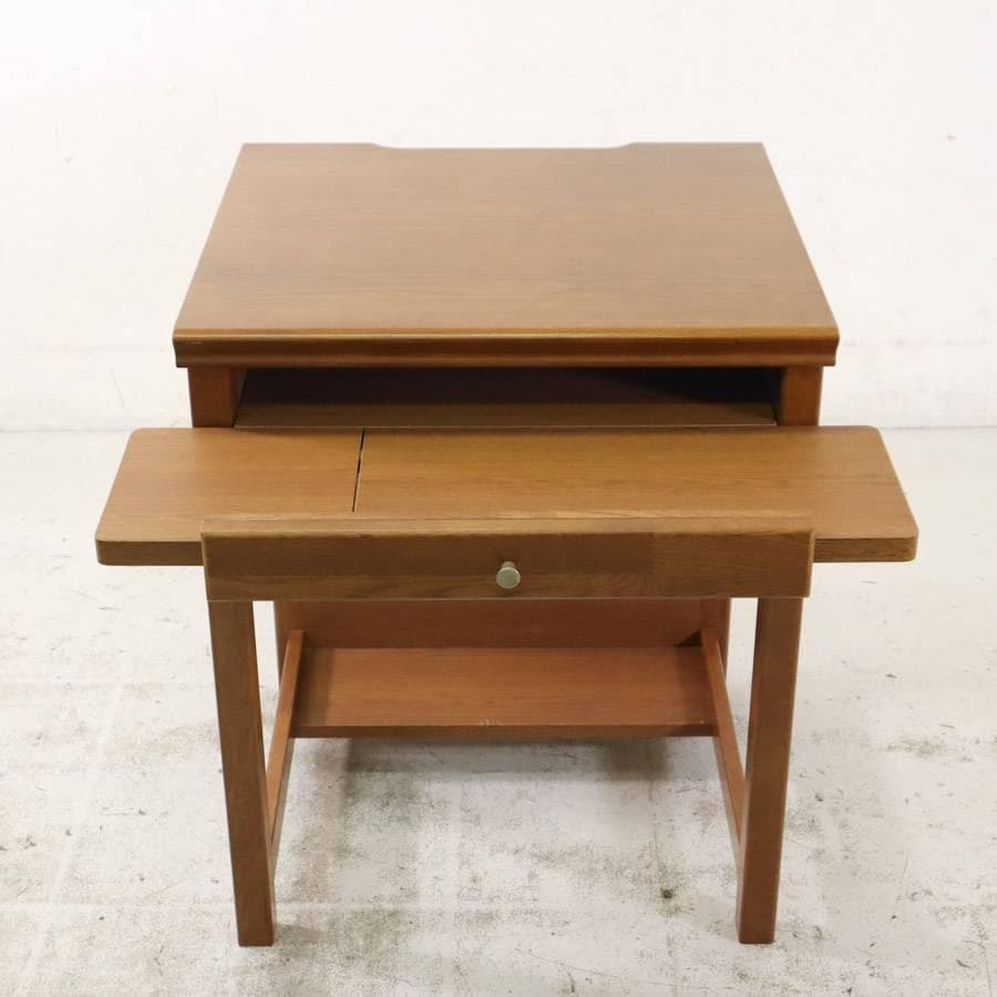 IDC大塚取扱 小島工芸 PC サイドデスク 幅60cm コンセント付き