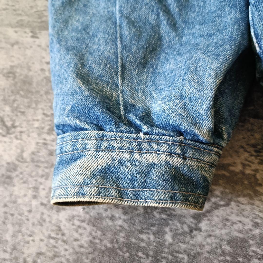 80s ユーロ RACING HORSE オーバーサイズ デニムブルゾン