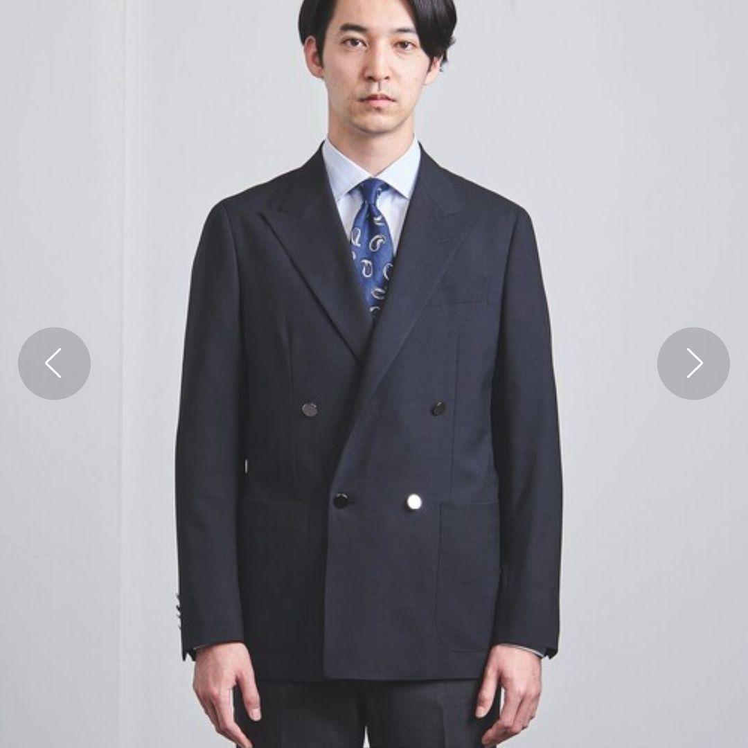 超高級約5.4万★極美品ユナイテッドアローズ　ダブル4B　テーラードジャケット