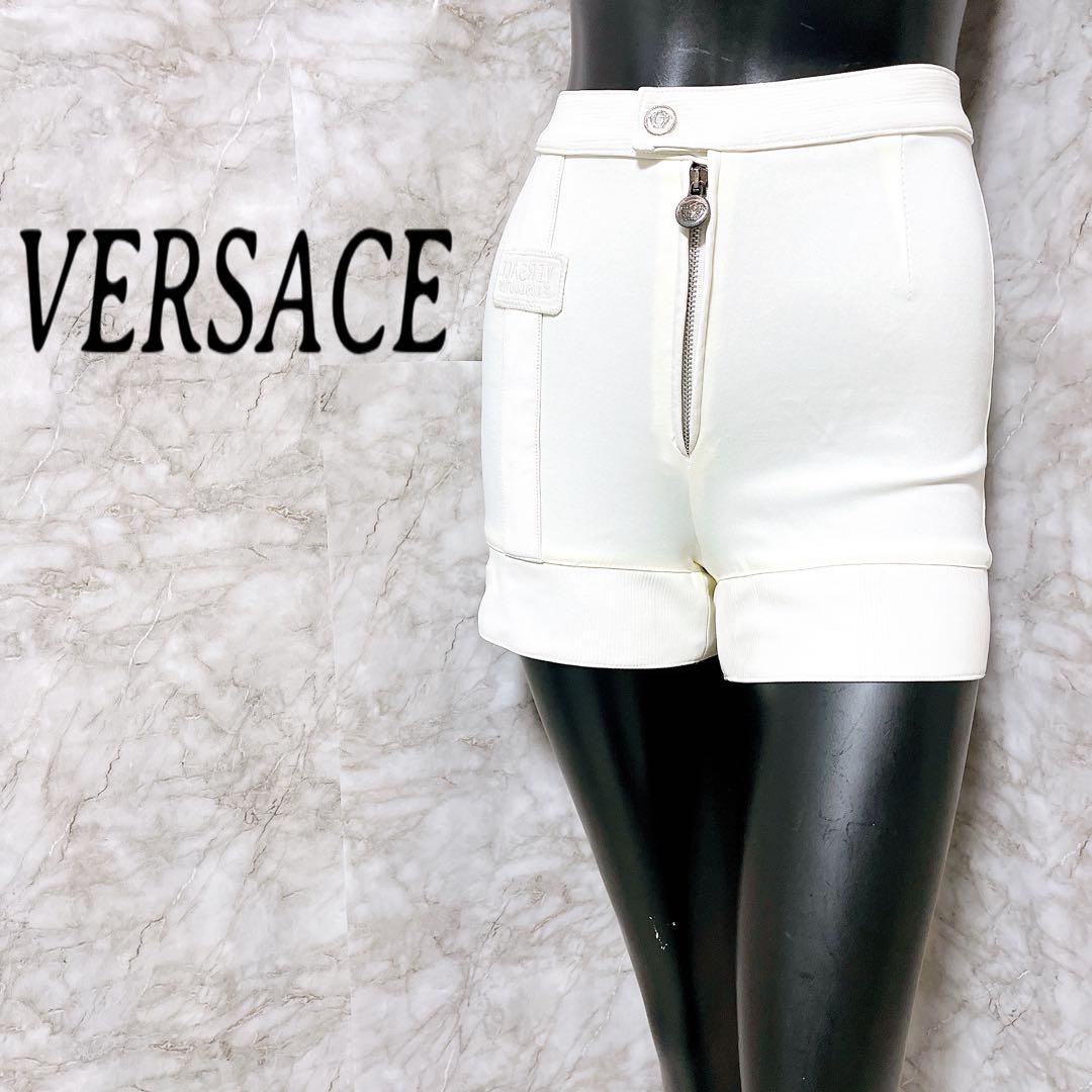 [VERSACE] ヴェルサーチェ イタリア製 ショートパンツ ホワイト 38