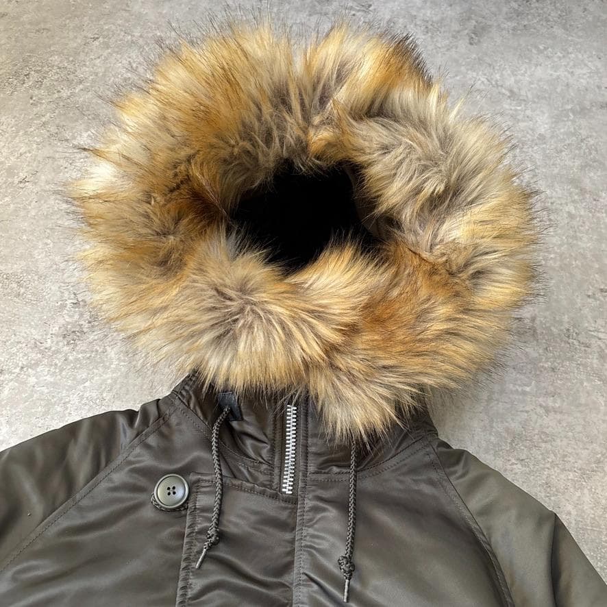 未使用級 ALPHA アルファ N-2B フライトジャケット S セージ 短丈