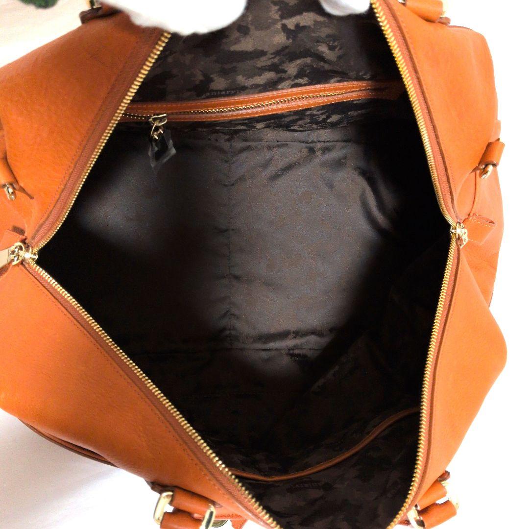 【未使用級✦69300円】aniary／アニアリ シュリンクレザーボストンバッグ