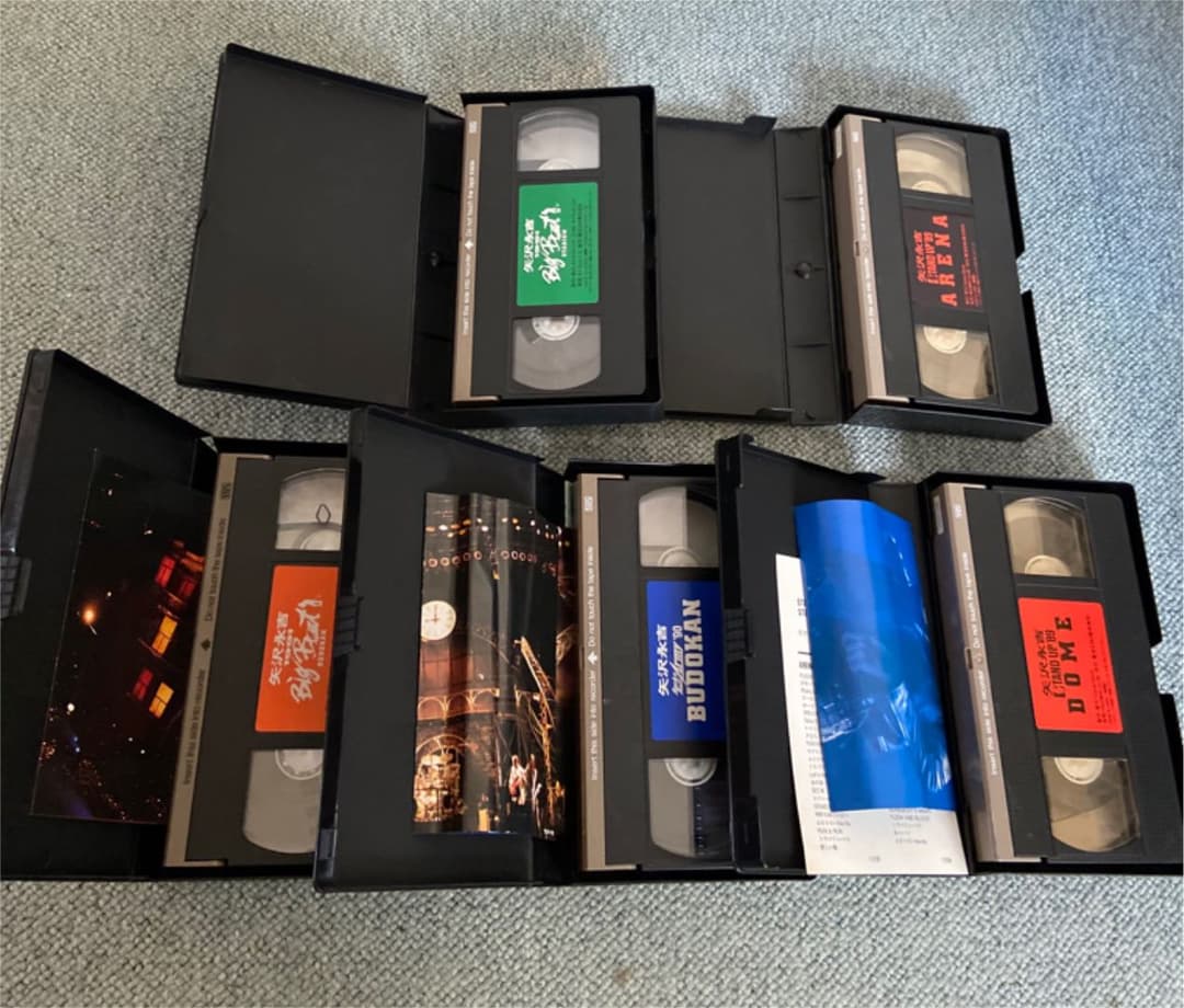 矢沢永吉　ビデオ7本セット