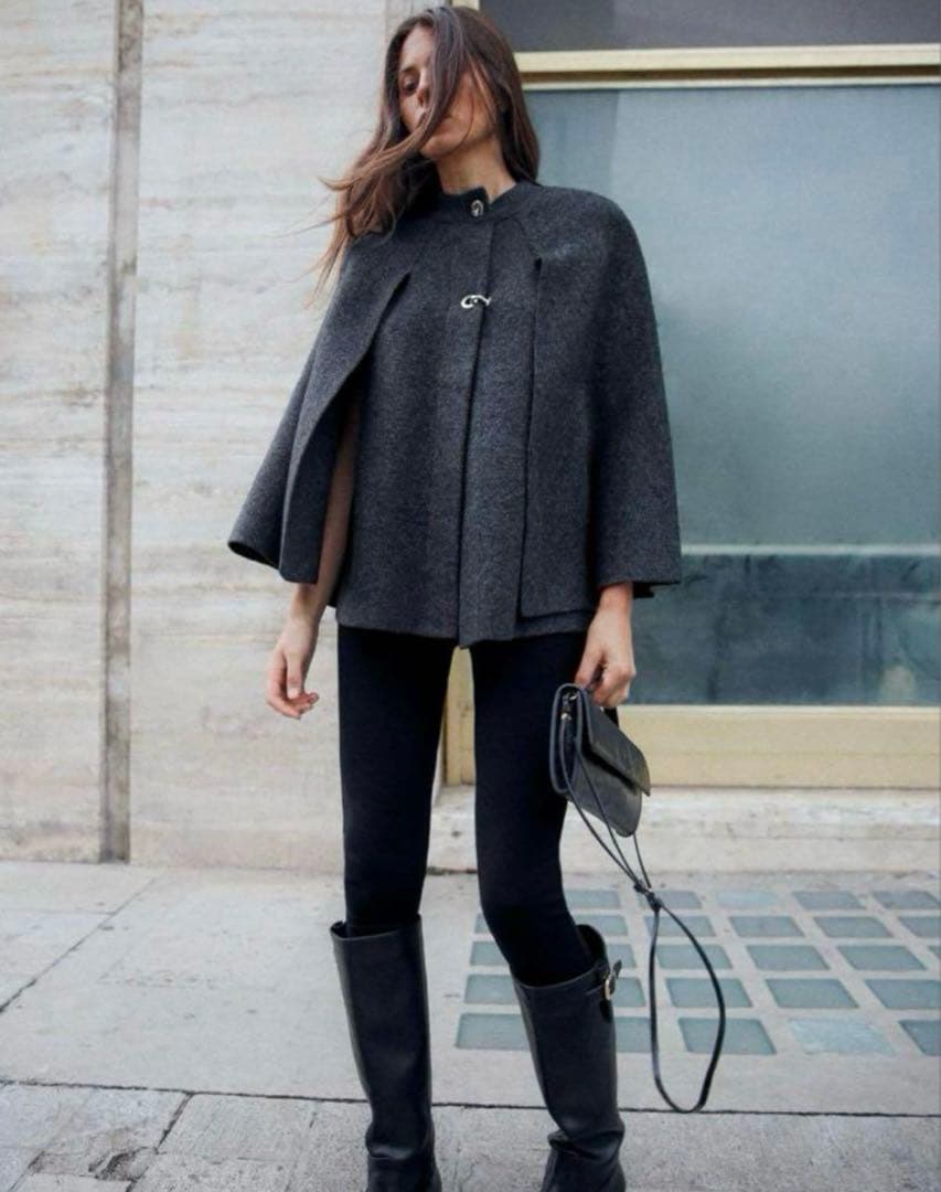 【新品タグ付き】ZARA ケープコート