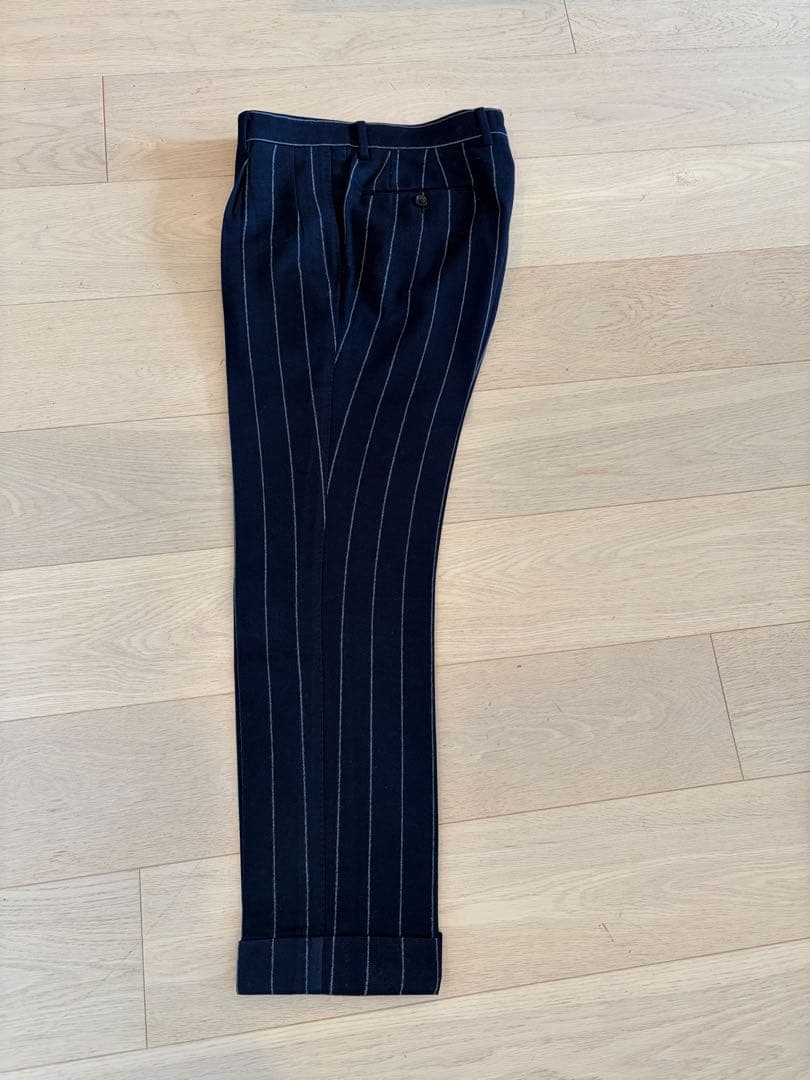 Beams Brillsピンストライプダブルスーツ