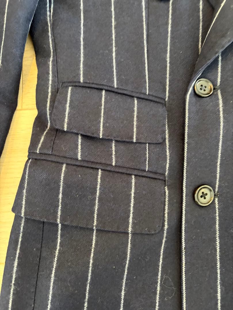 Beams Brillsピンストライプダブルスーツ