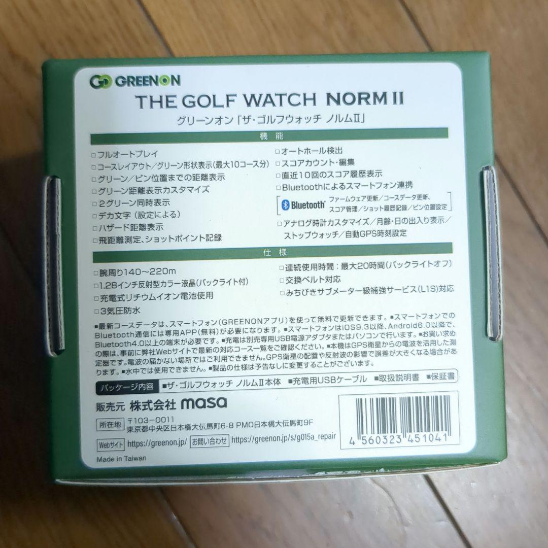 ラウンド用品・アクセサリー THE GOLF WATCH NORM II