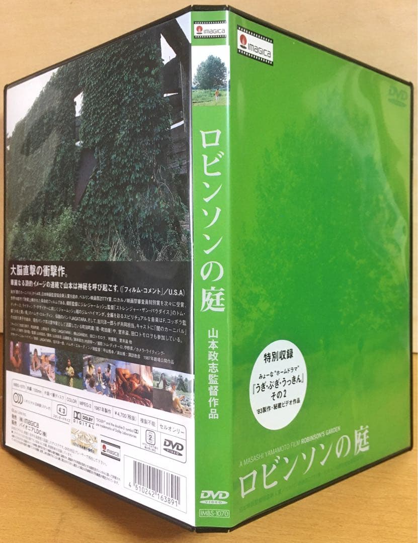 『ロビンソンの庭』('87日本) セル版DVD＋フライヤー