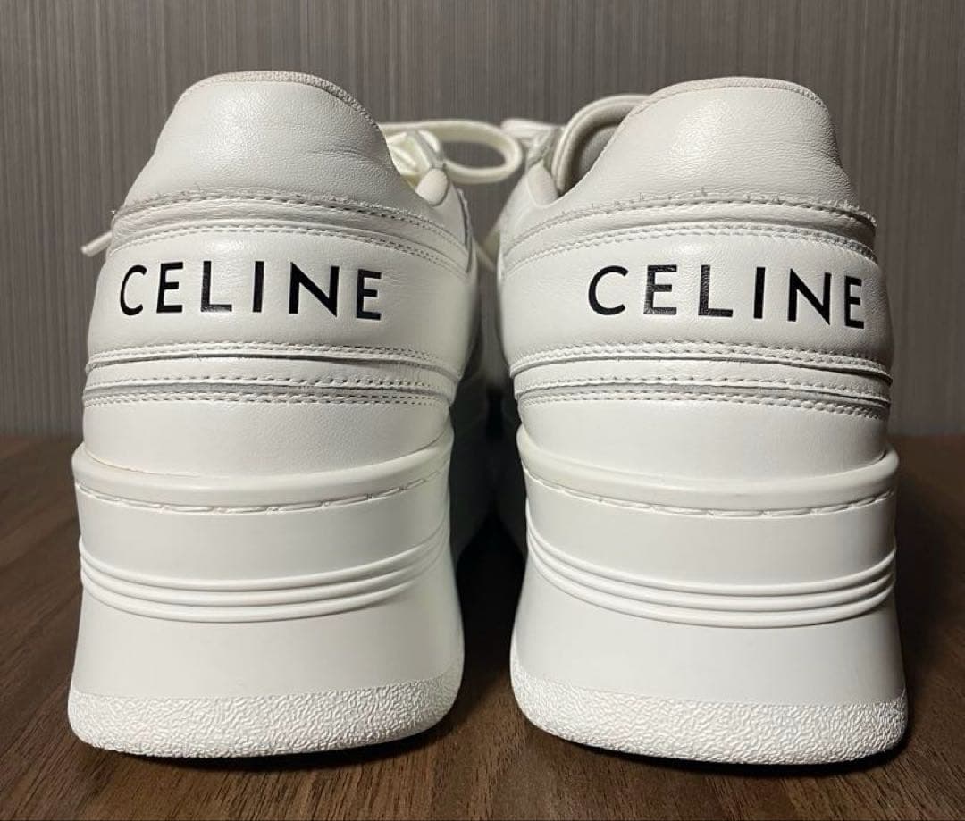 CELINE ブロックスニーカー ウェッジアウトソール 36 厚底スニーカー