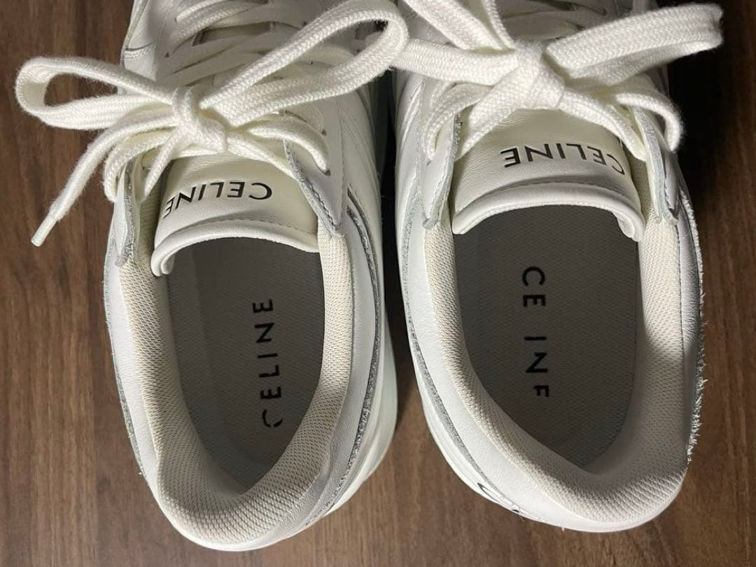 CELINE ブロックスニーカー ウェッジアウトソール 36 厚底スニーカー