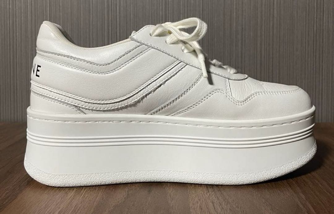 CELINE ブロックスニーカー ウェッジアウトソール 36 厚底スニーカー