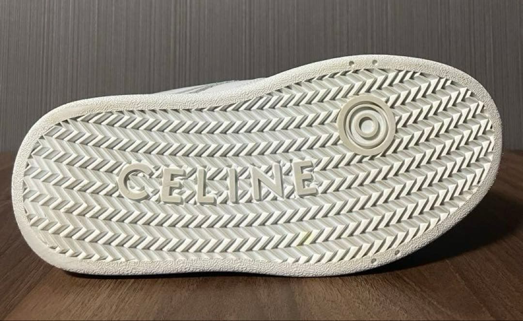 CELINE ブロックスニーカー ウェッジアウトソール 36 厚底スニーカー