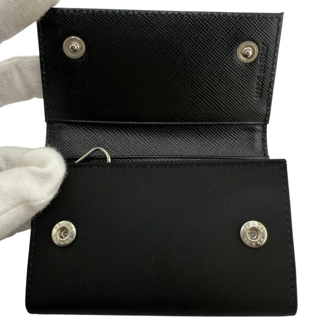 ✨未使用品✨ PRADA 6連 キーケース 三角ロゴ ナイロン 箱付き