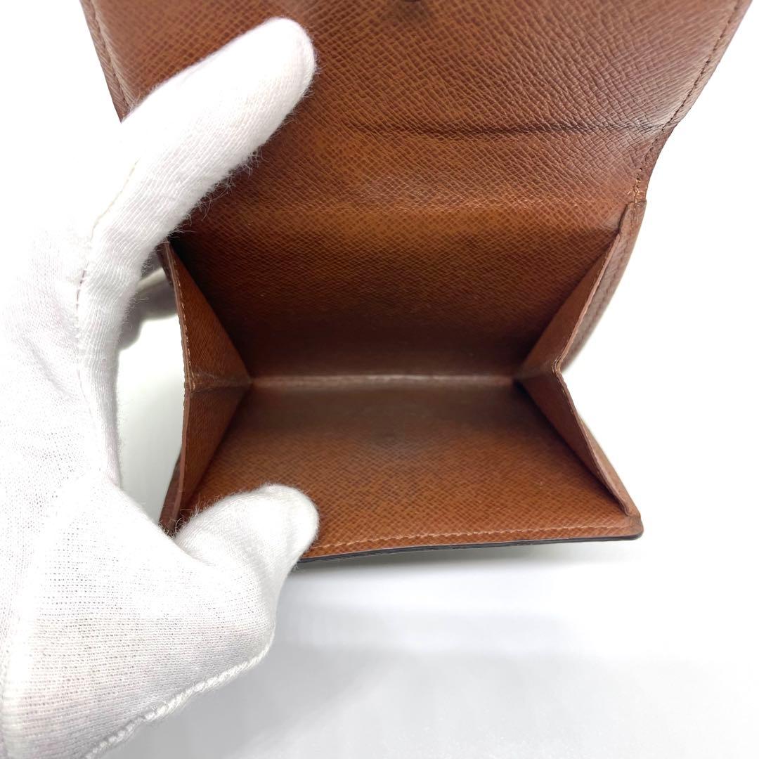 ルイヴィトン モノグラム ポルトモネ ビエ カルトクレディ Wホック 財布